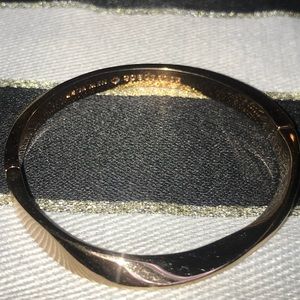 Kate Spade Rose Gold Twist Bangle
